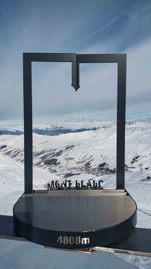 Piste uitzicht | Wintersport Frankrijk | Mont Blanc