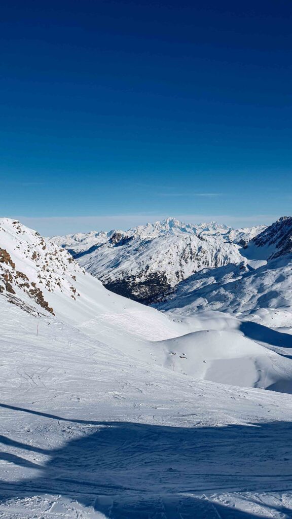 Wintersport 2023 | Val Thorens uitzicht