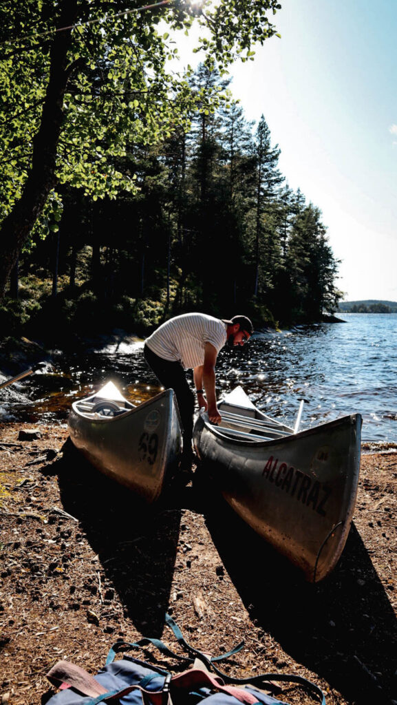 Kano's tijdens The Canoe Trip