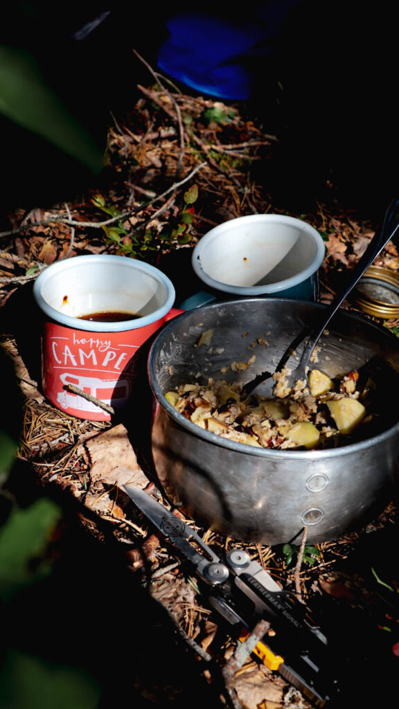 Ontbijt en koffie in Zweden