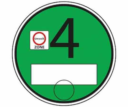 Milieusticker Duitsland | Groene sticker