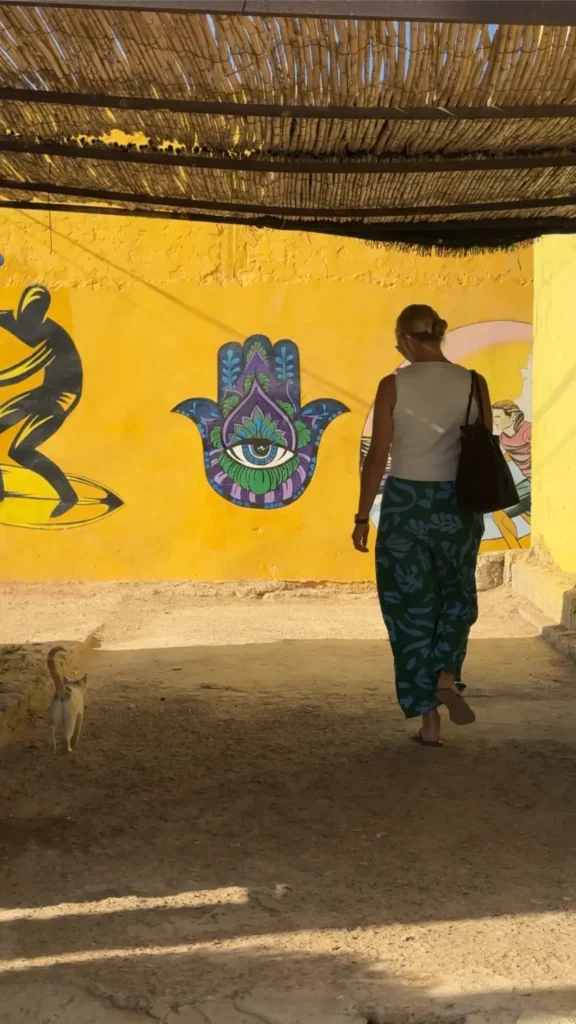 Gekleurd dorp Aghroud | reisroute Marokko