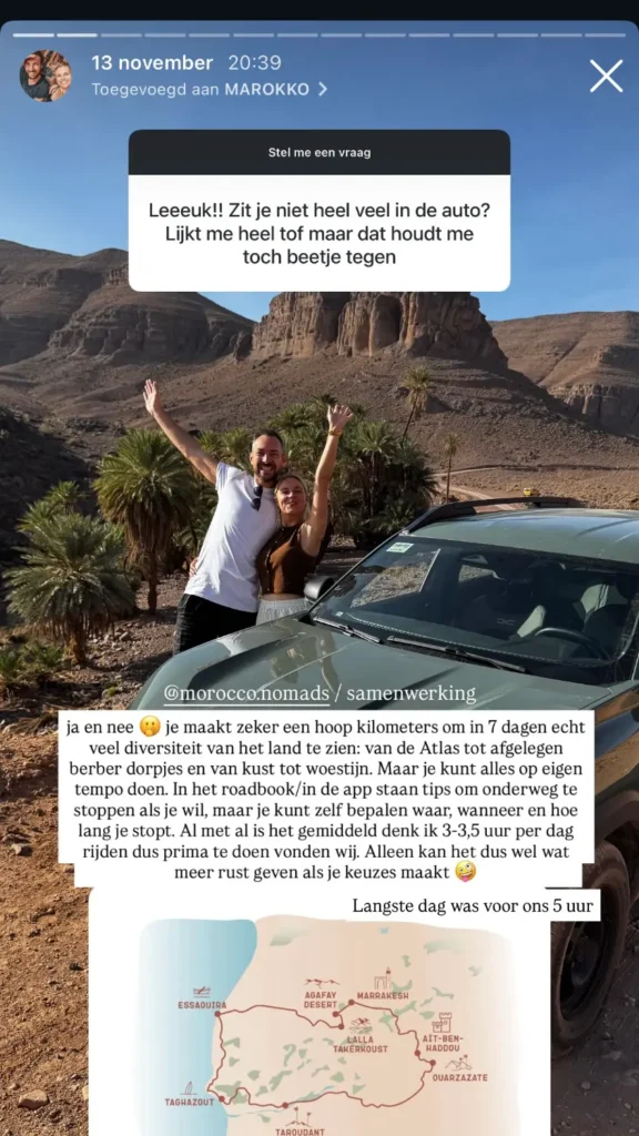 Reisstel.nl | De ultieme 7-daagse reisroute door Marokko: zo haal je het meeste uit je roadtrip zonder keuzestress