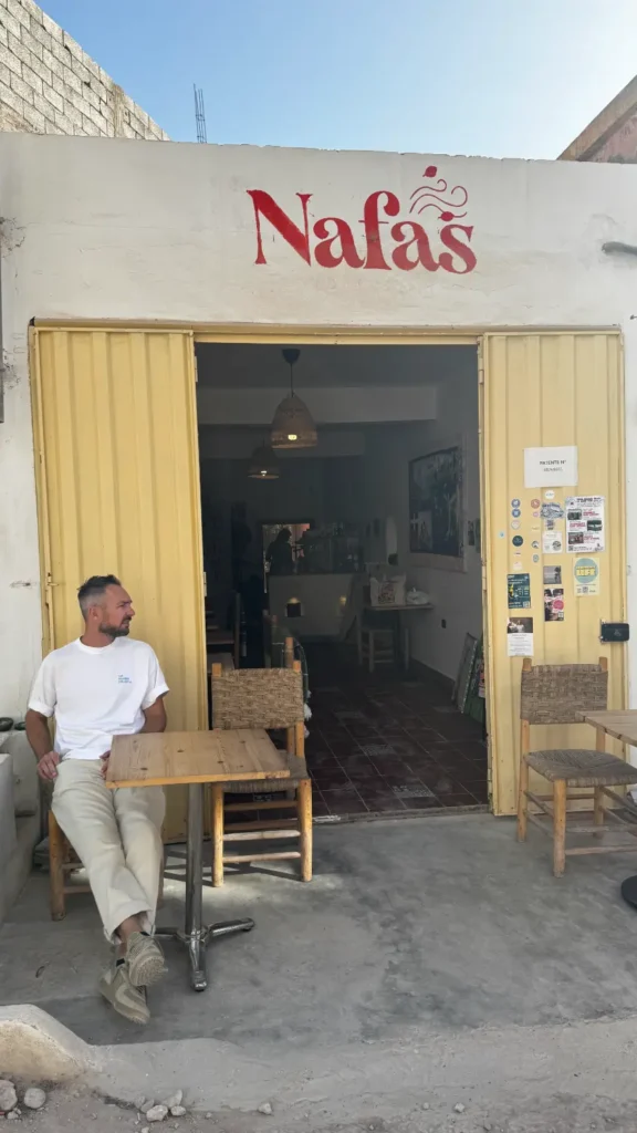 Nafas koffietentje Tamraght Marokko