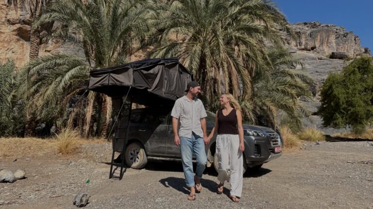 Wildkamperen in Oman met 4×4 en daktent: onze ervaring & praktische tips | Header 2